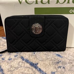 Vera Bradley Black Quilted Wallet